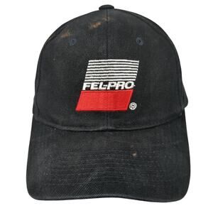 Fel-Pro Nascar Slideback Baseball Cap Black One Size 6 Panel Kee & Ed Headwear